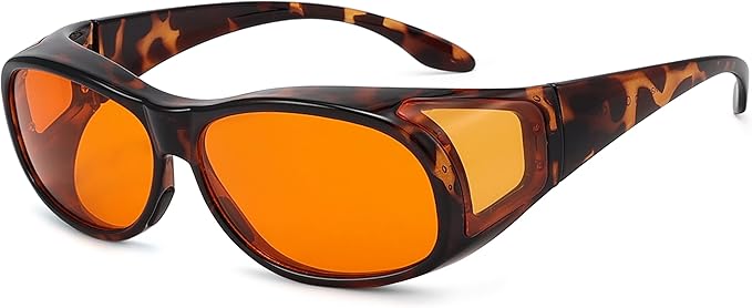 Eyekepper 100% Blue Reduction, Fitover Anti-Blue Blocking Computer Glasses by Eyekepper