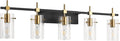SOLFART 40.1 inch Vintage Brass Bathroom Vanity Light fixtures Bathroom Wall by SOLFART