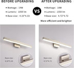 Joossnwell LED Bathroom Vanity Lighting Mirror Front Makeup Lights Fixtures - Image 8
