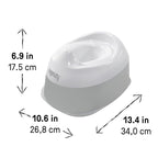 Ingenuity Ready Set Go Potty Training Toilet, Removable Bowl, Non-Skid Bottom - Image 6