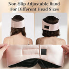 USlixury Silk Sleep Mask, 3D Contoured Sleeping Masks, 100% Mulberry Silk - Image 5