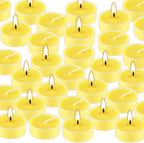 3.5-Hour 50Pack Citronella Tealight Candles, Outdoor and Indoor Summer Scented - Image 3
