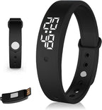 Vibrating Alarm Wristband Deaf People Watch Band Fit Sleeps Rise Silent Shock by Unknown
