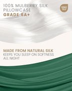 THXSILK 100% Pure Mulberry Silk Pillowcase - Image 2
