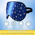 Silk Sleep Eye Mask for Men Women, Comfortable Super Soft Eye Mask - Image 3