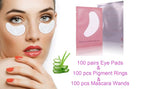 3x100 Packs- Lint Free Lash Extension Eye Gel Patches & Glue Rings Holder - Image 5