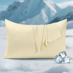 Elegear Cooling Pillow Cases for Hot Sleepers, Clean Fabric Silver Infused by Elegear