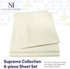 Dobby Stripe Queen Sheets - Image 2