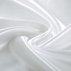 Homiest White Satin Fitted Twin XL Size Bed Sheet, Deep Pocket, Luxury & Ultra - Image 5