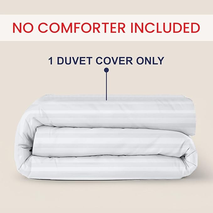 Kotton Culture 1 Pc Twin Size Duvet Cover Only -100% Egyptian Cotton 600 TC - Image 2