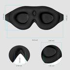 ALASKA BEAR Sleep Mask Memory Foam Contoured Eye Cups - Image 8