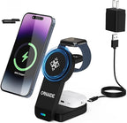 3-in-1 Charging Station for Apple MagSafe Charger, Foldable Wireless Charging - Image 10