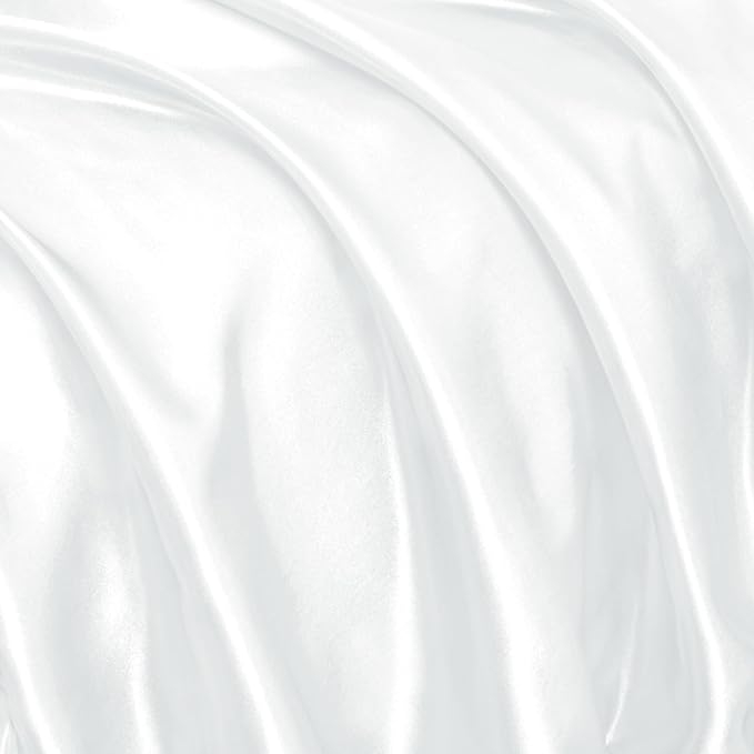 Homiest Ruffle Satin Body Pillow Cover, Silky Satin Body Pillowcase - Image 7