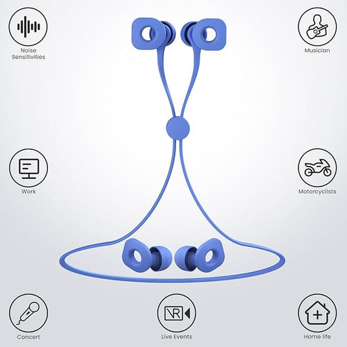2 Pairs of Earplugs for Sleeping, Reusable Hearing Protection Ear Plugs - Image 2