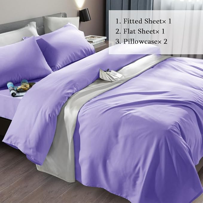 SONORO KATE Bed Sheet Set Super Soft Microfiber 1800 Thread Count Luxury - Image 2