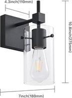 SOLFART 1 Light Vintage Vanity Light Bathroom Light Fixture Over Mirror Wall - Image 3