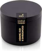 Lulu Candles | Jasmine, Oud & Sandalwood Scented Candle | Smells Woodsy & by LULUCANDLES