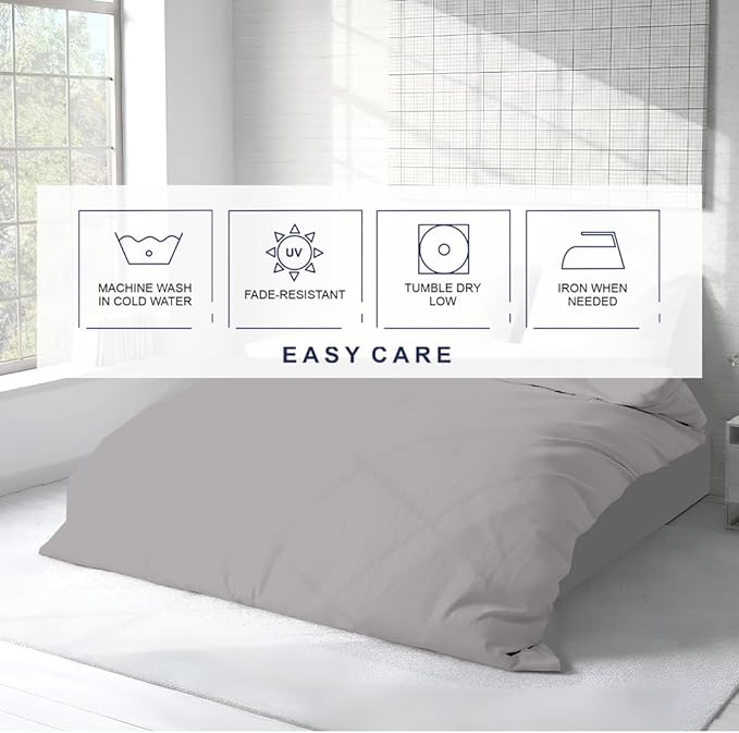 Kotton Culture 1 Pc 120"x120" Duvet Cover Super King Plus/Super Oversize King - Image 7