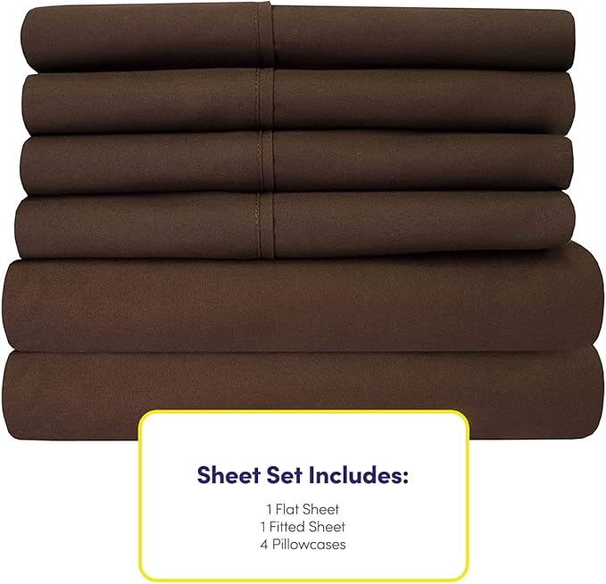 Queen Sheets Brown - Image 4