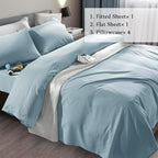 SONORO KATE Bed Sheet Set Super Soft Microfiber 1800 Thread Count Luxury - Image 2