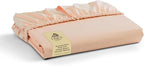 Linen Home 100% Cotton Percale Weave Fitted Sheet, King Size, Brushed Rose by LINENHOME
