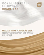 THXSILK Set of 2 100% Mulberry Silk Pillowcase - Image 2