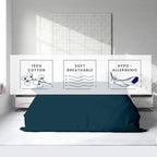 Kotton Culture 1 Pc California King Duvet Cover Only-100% Egyptian Cotton 600 - Image 5