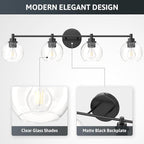 VONLUCE Bathroom Light Fixtures, 4-Light Bathroom Vanity Light - Image 3