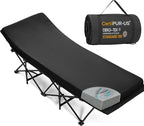 CYMULA Camping Cot Mattress 2in Memory Foam Sleeping Pad, Soft Warm Non-Slip by CYMULA