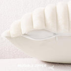 Pallene Faux Fur Plush Throw Pillow Covers 24x24 Set of 2, Luxury Soft Fluffy - Image 3