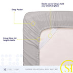 Twin XL Sheets - Breathable Luxury Sheets - 1800 Supreme Collection Extra Soft - Image 5