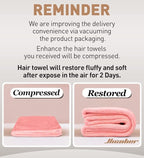 Hicober Microfiber Hair Towel, Drying Hair Wrap Towels - Image 8