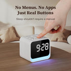 HOUSBAY Wooden Sound Machine Alarm Clock - Image 6