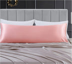 Aormenzy Satin Body Pillow Cover Set of 2, 20x54 Inches Champagne Case - Image 7