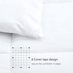 TEXARTIST Premium 2100 Series Twin Comforter All Season Breathable White - Image 6