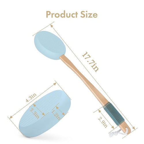 AmazerBath Lotion Applicator for Back, 4 Replaceable Pads - Image 2