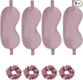 Satin Eye Mask 8Pcs Silk Sleep Masks Silky Blindfold Eyeshade Blackout Eyes by WJingYiJia