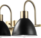 GLOBE Electric 63000058 5-Piece All-in-One Bathroom Accessory Set, Brass & Black - Image 4