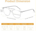 Madison Avenue Blue Light Blocking Glasses Anti Eyestrain UV Glare Blue Light - Image 5
