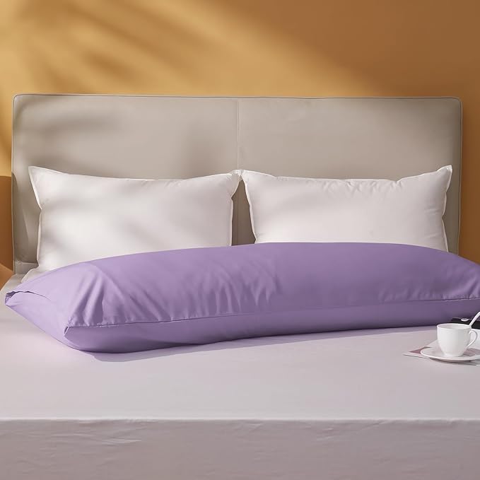DOWNSTORIA Body Pillow Cover, Ultra Soft Microfiber Long Pillowcase, Envelope - Image 2