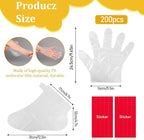 200 Pcs Paraffin Wax Liners for Hands and Feet - Image 2