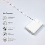 BestLuz Battery Powered LED Strip Lights, Wireless LED Strip Lights 40 inch x 3 - Image 5