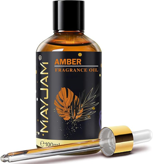 Amber Fragrance Oil Essential Oil, MAYJAM 3.38FL.OZ Amber Oil by MAYJAM