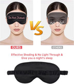 4 Pack Eye Mask for Sleeping Silky Funny Soft Satin Sleep Shade Cover Blindfold - Image 3