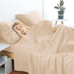 2-Pack Cotton Cal King Flat Sheet Only, 600 Thread Count 100% Egyptian Cotton - Image 5