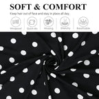 Huachi Polka Dot Headbands for Women Non Slip, Thick Womens Wide Headbands Cute - Image 2