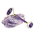 Jade Roller, Face Roller, Facial Beauty Roller Skin Care Tools, Quartz Massager - Image 2