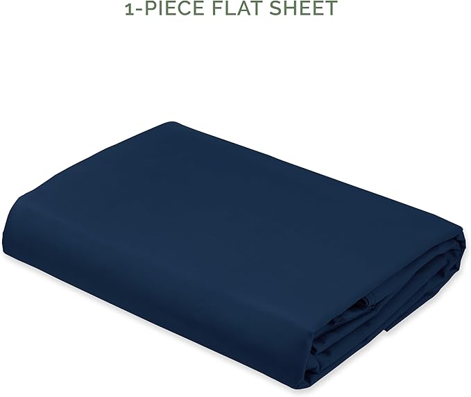 Elegant Comfort Premium Hotel Quality 1-Piece Flat Sheet, Luxury & Softest 1500 - Image 2