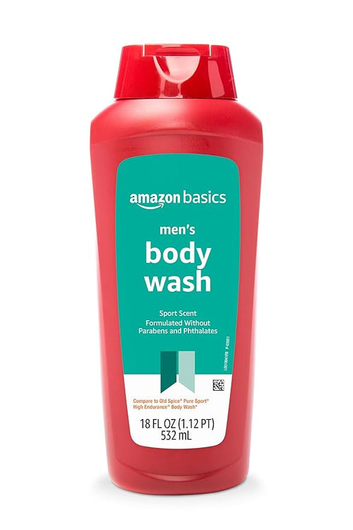 Amazon Basics Men's Body Wash, Sport Scent, Paraben and Phthalate Free by AmazonBasics