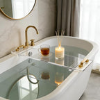 1CM Thick Clear Acrylic Bathtub Caddy - Image 4